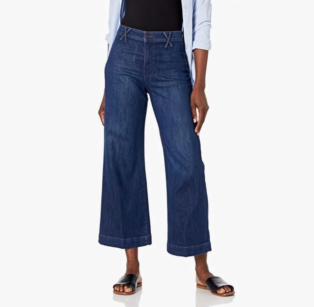 PAIGE Anessa Wide Leg Crop Jeans (Women)